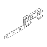 Overlap Arm for Silent Gliss 1003, 1080 and 3000