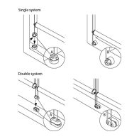 Side Guides for 4905 Colorama Roller Blinds